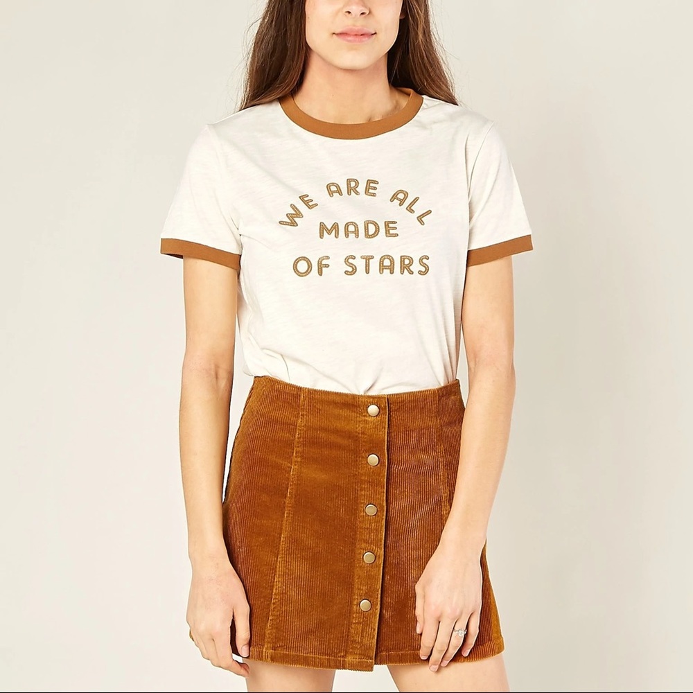 NWT Rylee and Cru corduroy skirt